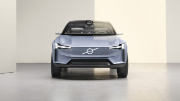 обоя автомобили, volvo, concept, recharge, 2021, вид, спереди, вольво