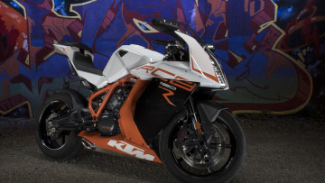 обоя мотоциклы, ktm, brown, 1190, rc8, motorcycle, белый