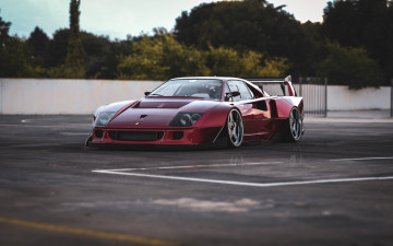 Картинка ferrari+f40+italian+classic автомобили виртуальный+тюнинг ferrari f40 italian classic красивая классная итальянская классика а двигатель просто песня