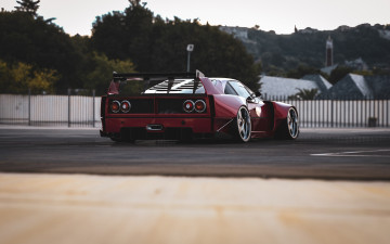 Картинка ferrari+f40+italian+classic автомобили виртуальный+тюнинг ferrari f40 italian classic красивая классная итальянская классика а двигатель просто песня