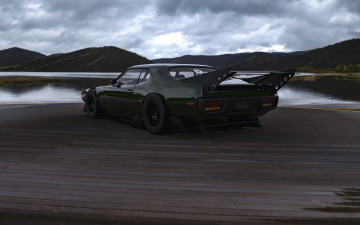 обоя plymouth road runner gtx, автомобили, виртуальный тюнинг, plymouth, road, runner, gtx, американская, классика, и, мощь