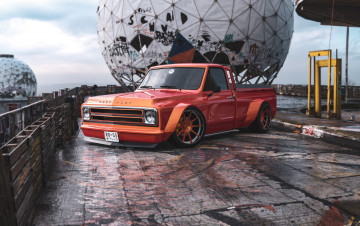 обоя chevrolet c10 slammed, автомобили, виртуальный тюнинг, chevrolet, c10, slammed, американская, классика, и, мощь