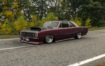 обоя dodge dart slammed, автомобили, виртуальный тюнинг, dodge, dart, slammed, американская, классика, и, мощь