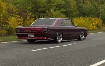 обоя dodge dart slammed, автомобили, виртуальный тюнинг, dodge, dart, slammed, американская, классика, и, мощь