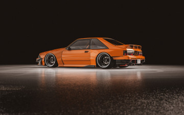 Картинка ford+mustang+foxbody+harpuna автомобили виртуальный+тюнинг ford mustang foxbody harpuna американская классика и мощь