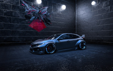 Картинка honda+civic+type-r+fk8 автомобили виртуальный+тюнинг honda civic type r fk8 японское легендарное качество сделанное на века