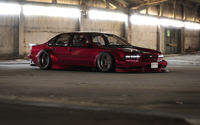 Обои картинки фото chevrolet impala ss, автомобили, виртуальный тюнинг, chevrolet, impala, ss, американская, классика, и, мощь