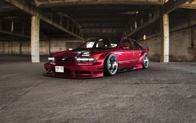 Обои картинки фото chevrolet impala ss, автомобили, виртуальный тюнинг, chevrolet, impala, ss, американская, классика, и, мощь