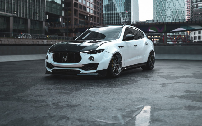 Обои картинки фото maserati levante suv widebody, автомобили, виртуальный тюнинг, maserati, levante, suv, widebody