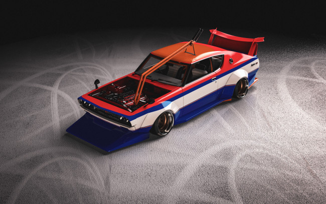 Обои картинки фото nissan skyline gt-r 2000 bosozoku, автомобили, виртуальный тюнинг, nissan, skyline, gtr, 2000, bosozoku, японское, легендарное, качество, сделанное, на, века