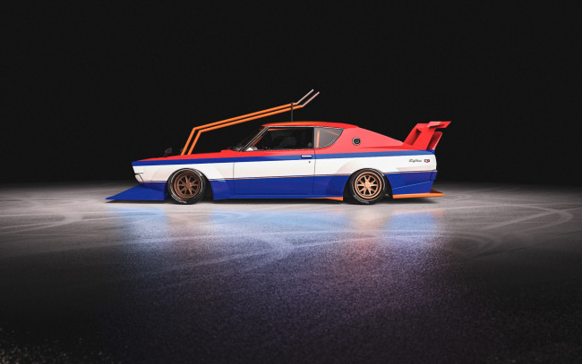 Обои картинки фото nissan skyline gt-r 2000 bosozoku, автомобили, виртуальный тюнинг, nissan, skyline, gtr, 2000, bosozoku, японское, легендарное, качество, сделанное, на, века