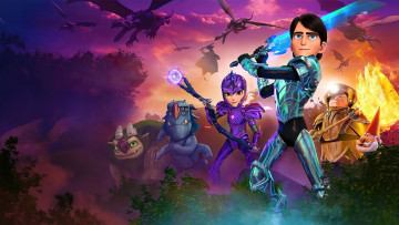 Картинка trollhunters +rise+of+the+titans мультфильмы постер мультфильм netflix охотники на троллей восстание титанов