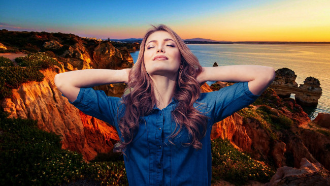 Обои картинки фото девушки, - брюнетки,  шатенки, красивая, девушка