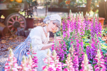 обоя девушки, - азиатки, девушка