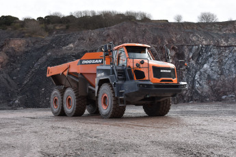 обоя техника, строительная техника, doosan