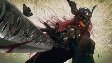 обоя видео игры, elden ring, девушка