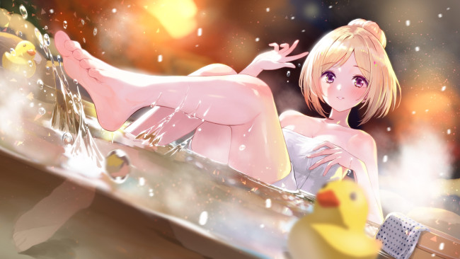 Обои картинки фото аниме, virtual youtuber, девушка