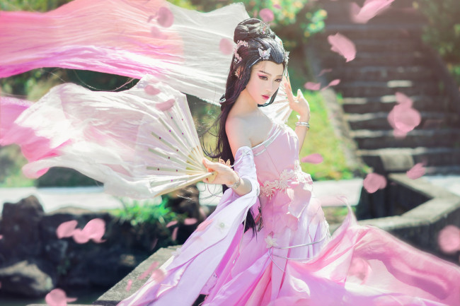 Обои картинки фото девушки, - креатив,  косплей, девушка