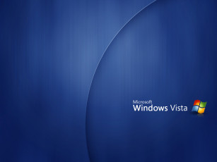 обоя vista, metalblue, withlogo, компьютеры, windows, longhorn