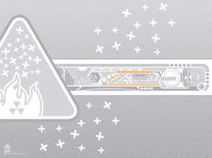 Картинка векторная графика знаки треугольник кресты огонь радиация