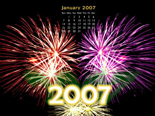 Картинка Январь праздничные