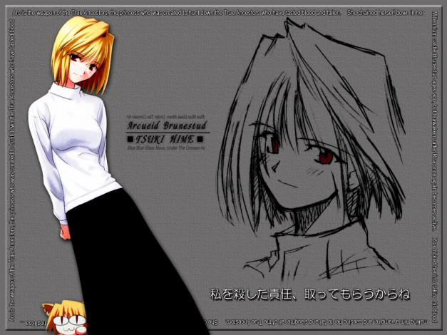 Обои картинки фото аниме, tsukihime