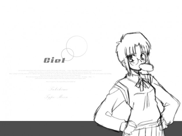 Обои картинки фото аниме, tsukihime