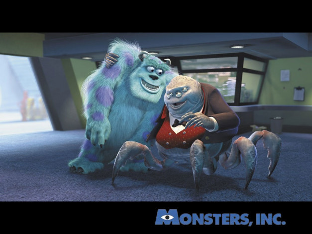 Обои картинки фото мультфильмы, monsters, inc