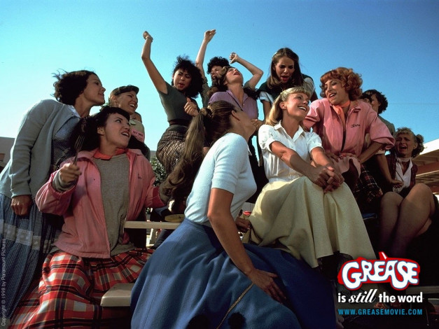Обои картинки фото бриолин, grease, кино, фильмы
