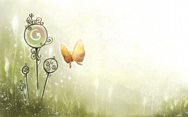 Обои картинки фото рисованные, животные, бабочки