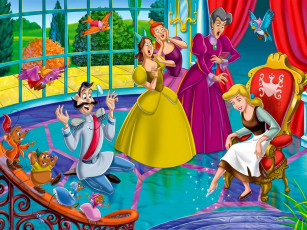 обоя мультфильмы, cinderella