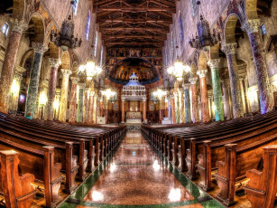 Картинка интерьер убранство роспись храма