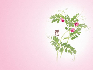 Картинка рисованные цветы