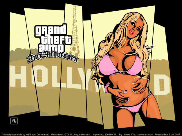 Обои картинки фото gta, amy, anderssen, видео, игры, grand, theft, auto, san, andreas