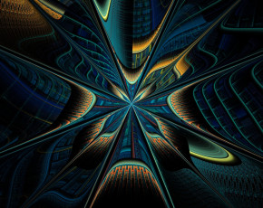 Картинка 3д графика fractal фракталы фрактал фон