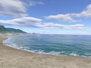 Картинка 3д графика sea undersea море облака