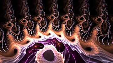 Картинка 3д графика fractal фракталы абстракция узор фон тёмный