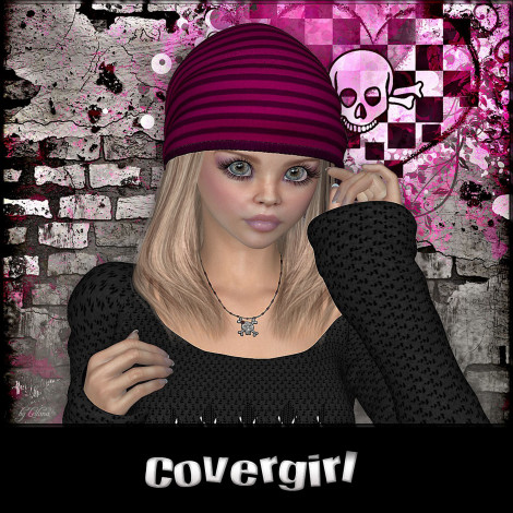 Обои картинки фото 3д, графика, people, люди, стена, взгляд, девушка