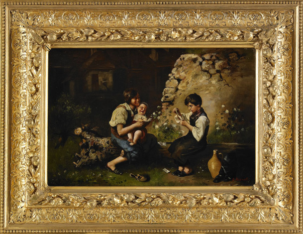 Обои картинки фото рисованные, gerardo, bianchi, мальчик