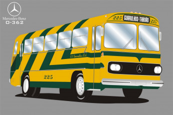 Картинка автомобили векторная графика автобус