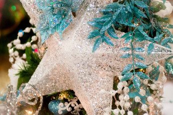 Картинка праздничные снежинки звёздочки звезда