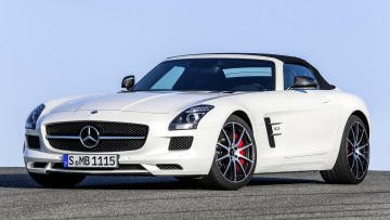 Картинка mercedes sls автомобили benz автомобиль скорость стиль мощь