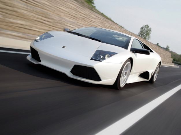 Обои картинки фото автомобили, lamborghini, трасса