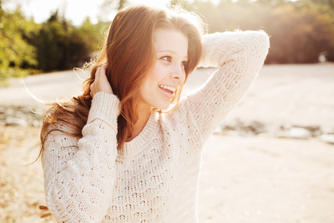 Обои картинки фото девушки, -unsort , рыжеволосые и другие цвета, настроение