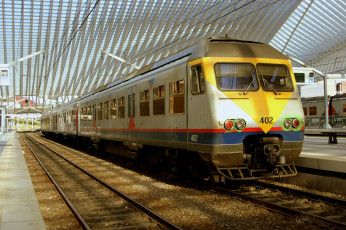 Картинка техника поезда железная дорога локомотив состав