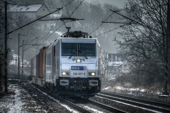 Картинка техника поезда железная дорога локомотив состав