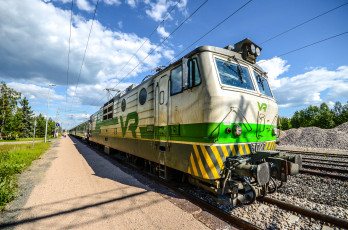 Картинка техника электрички железная дорога локомотив состав