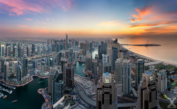 Картинка города дубай+ оаэ дома dubai marina дубай город небо