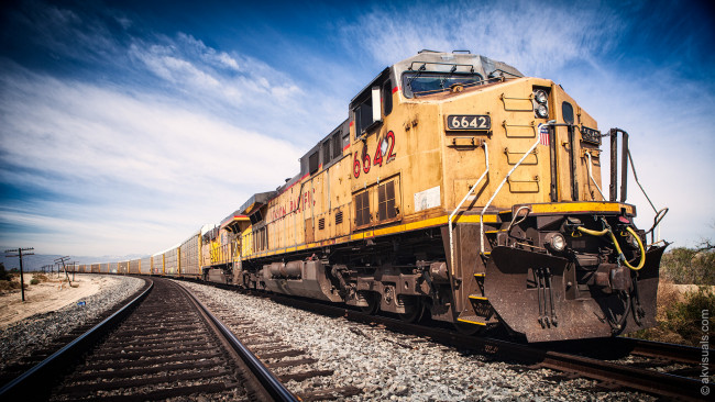 Обои картинки фото техника, поезда, железная, дорога, локомотив, состав