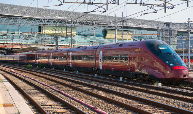 Обои картинки фото техника, электрички, железная, дорога, локомотив, состав